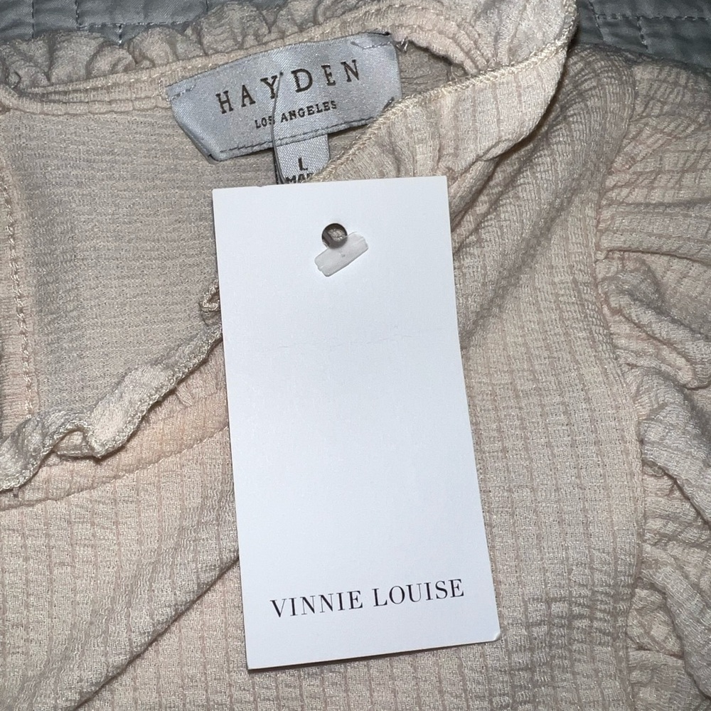 Hayden Cream Ruffle Blouse - Picture 10 of 12